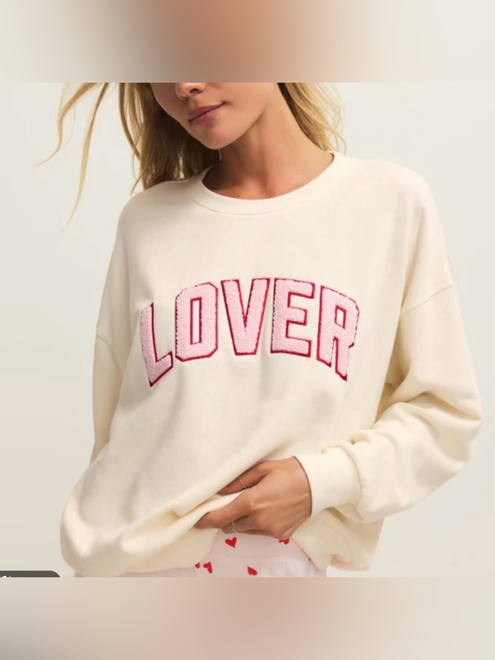 NWT Z Supply Lounge Oversized Lover Sweatshirt Sz Small